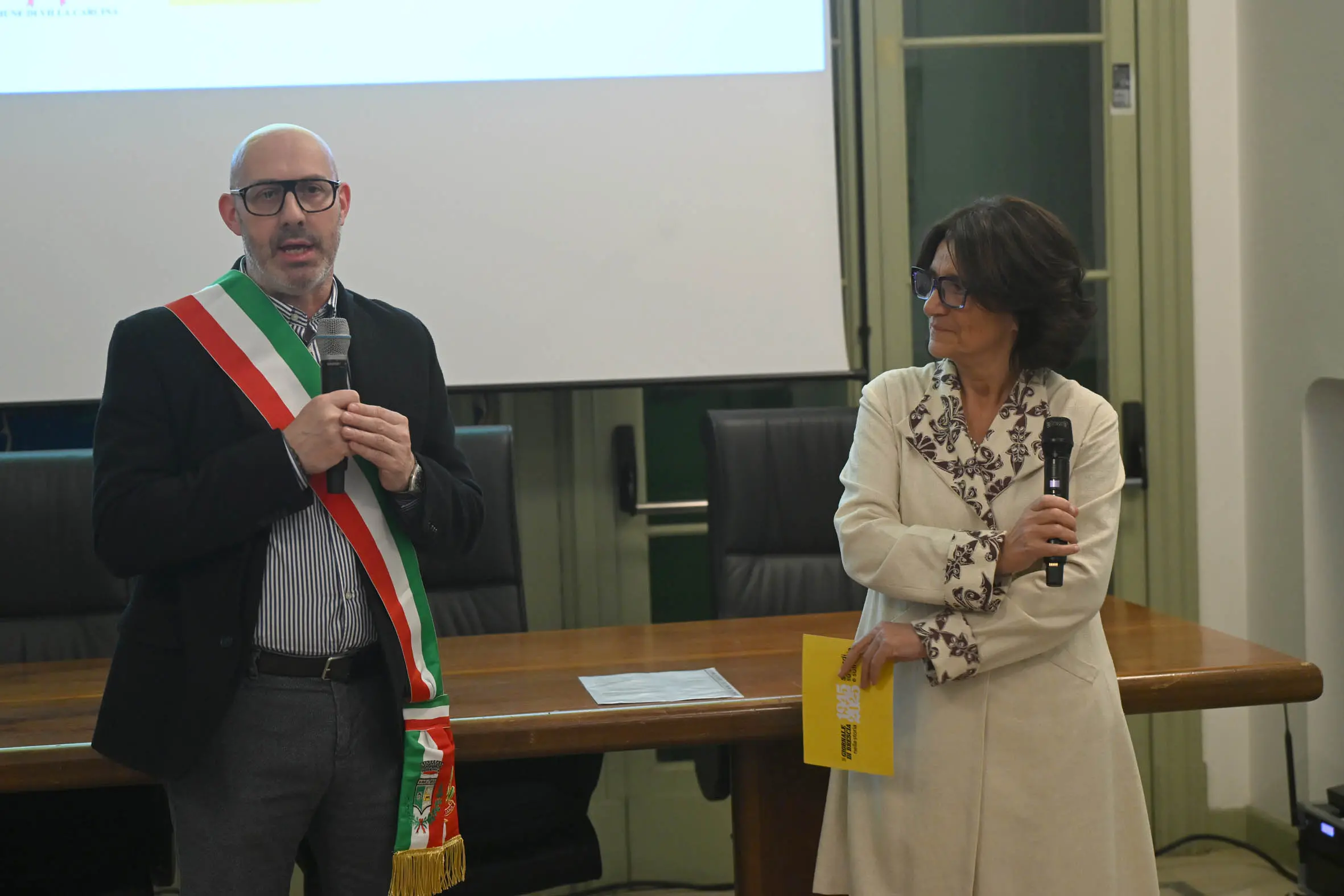 L'inaugurazione della mostra per gli 80 anni del GdB a Villa Carcina