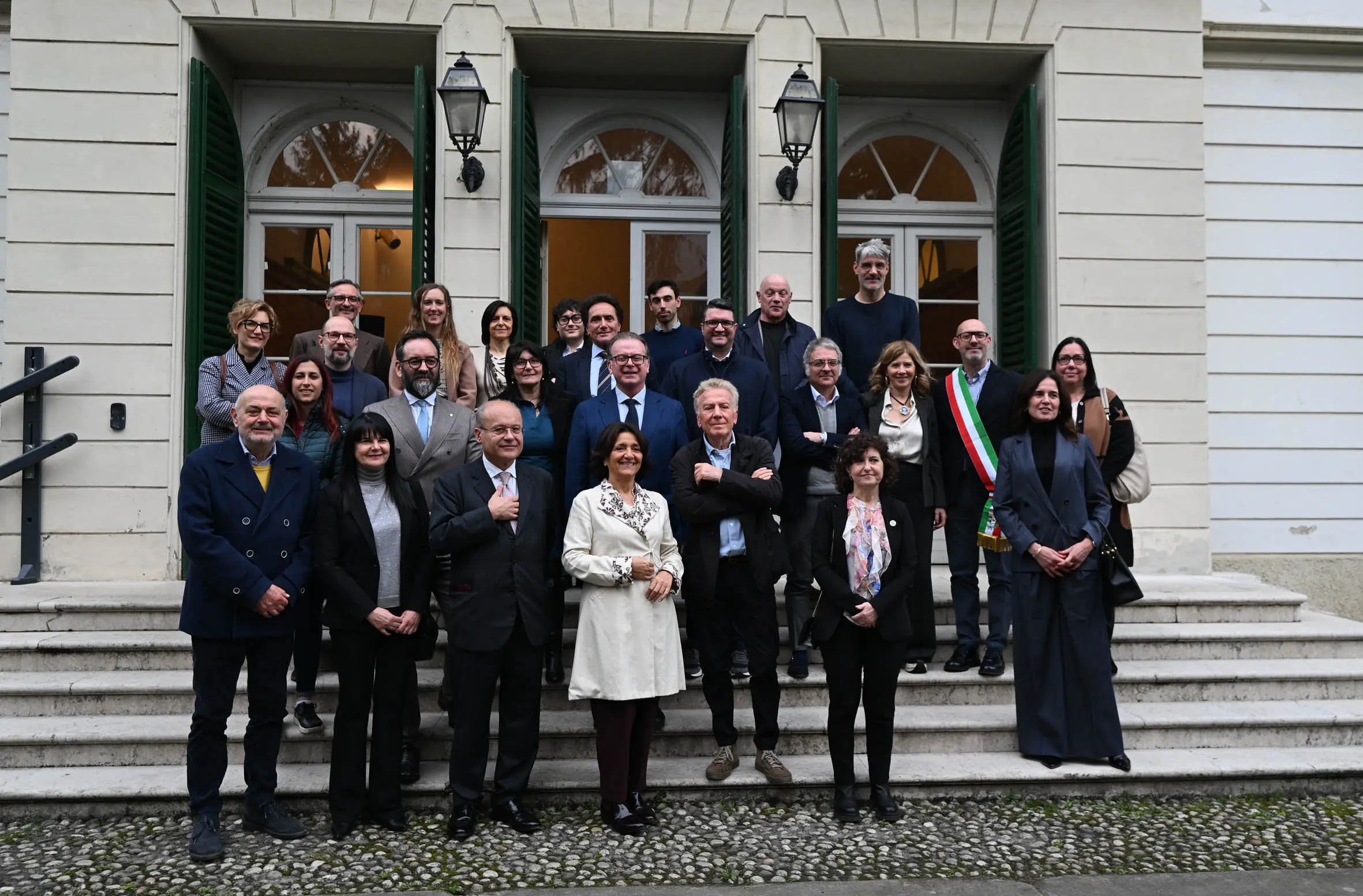 L'inaugurazione della mostra per gli 80 anni del GdB a Villa Carcina