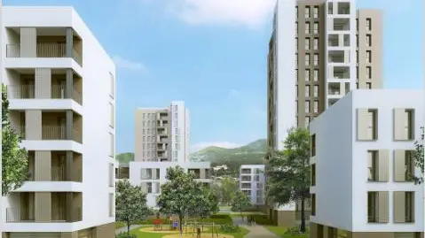 Il progetto prevede anche aree gioco per i bambini