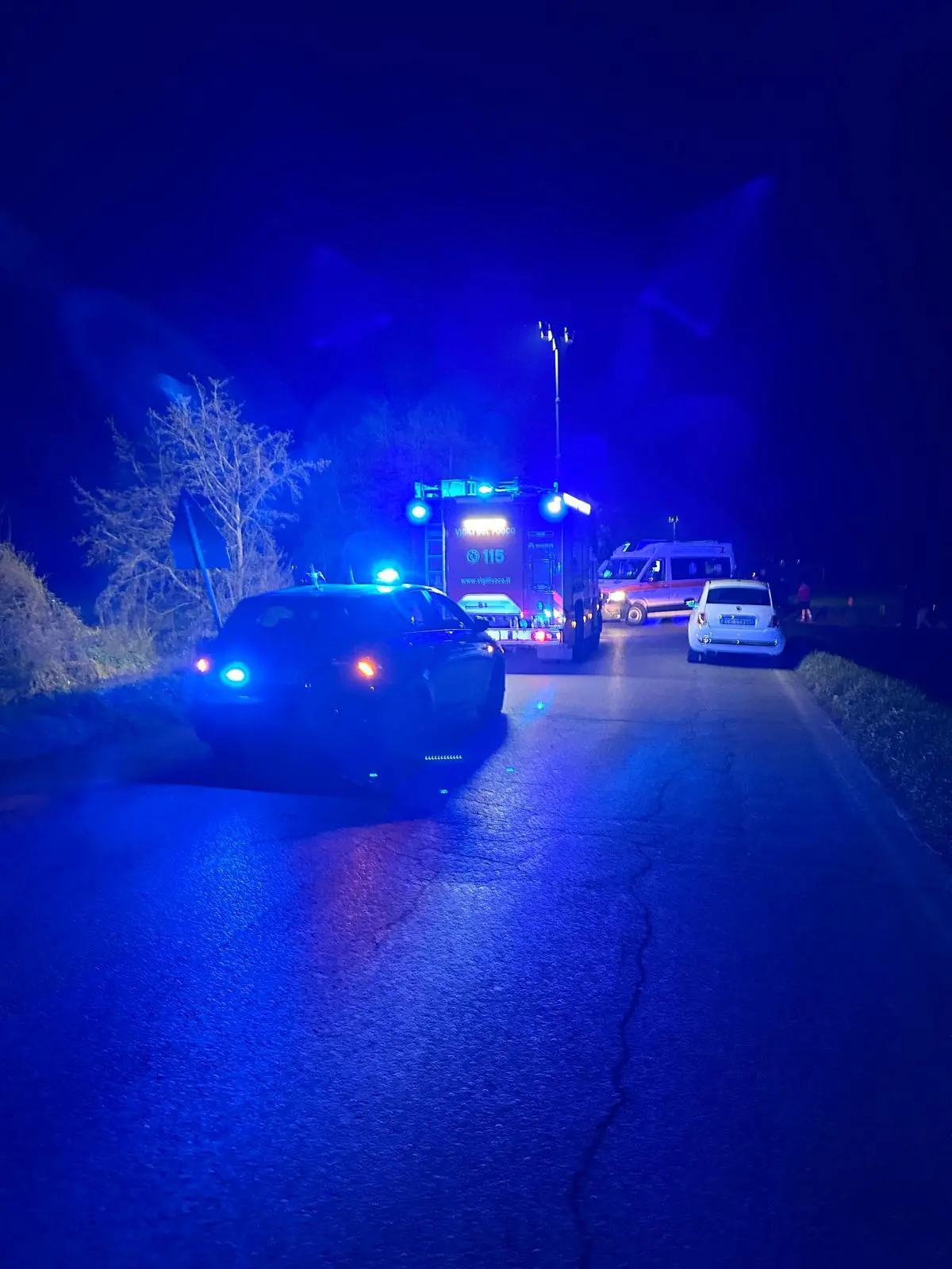 Isorella, ricerche in corso dopo l'allarme investimento