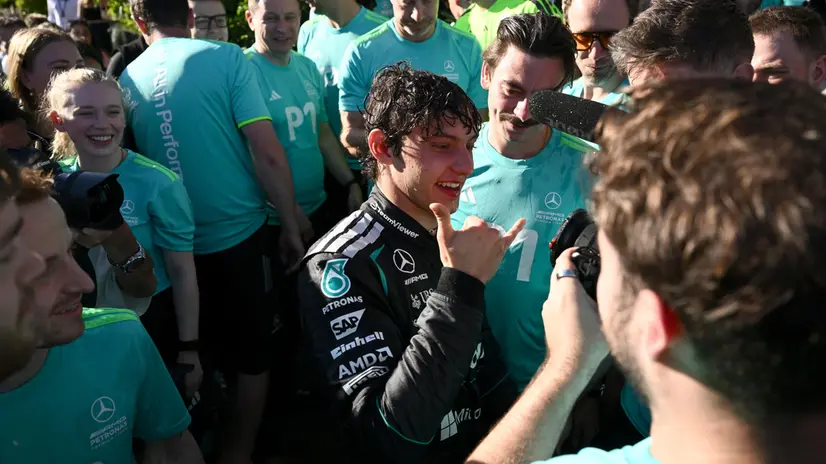 Il pilota italiano Kimi Antonelli - Foto Ansa © www.giornaledibrescia.it