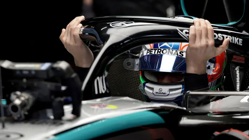 Antonelli alla partenza - Foto Ansa © www.giornaledibrescia.it