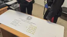 La droga sequestrata dai carabinieri