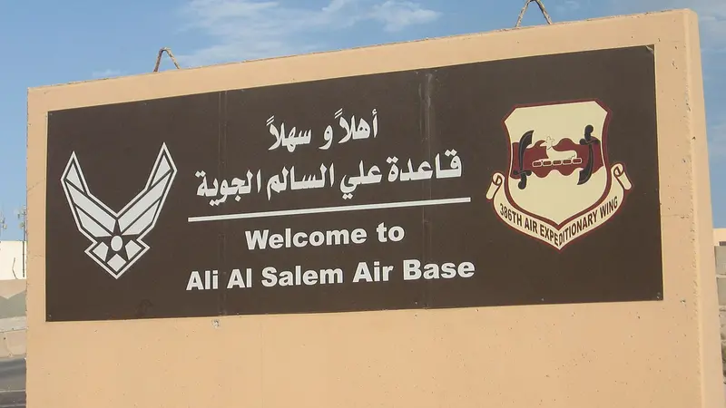 La base di Ali Al Salem in Kuwait
