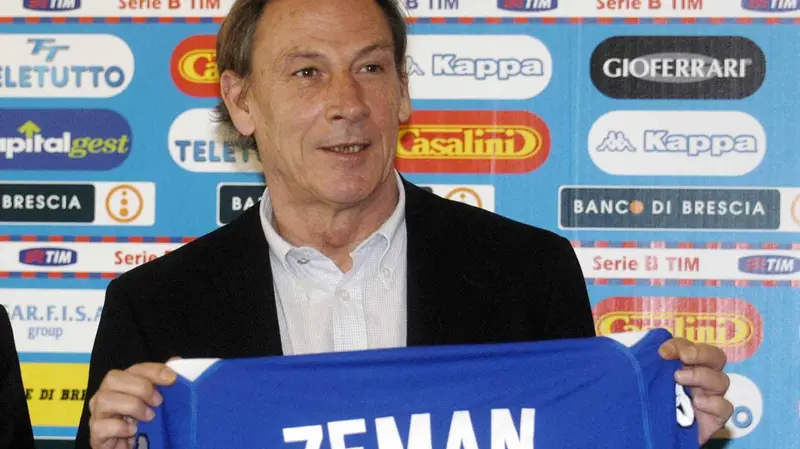 Zeman il giorno della presentazione - Foto Newreporter © www.giornaledibrescia.it