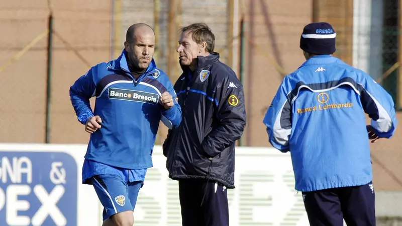 Zdenek Zeman e Gigi Di Biagio, insieme anche alla Roma - Foto Newreporter © www.giornaledibrescia.it