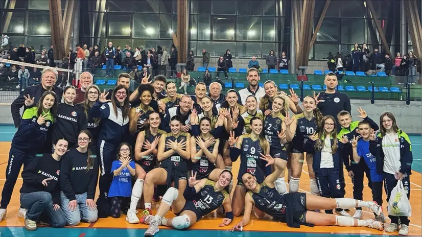 Vobarno festeggia il derby vinto - © www.giornaledibrescia.it