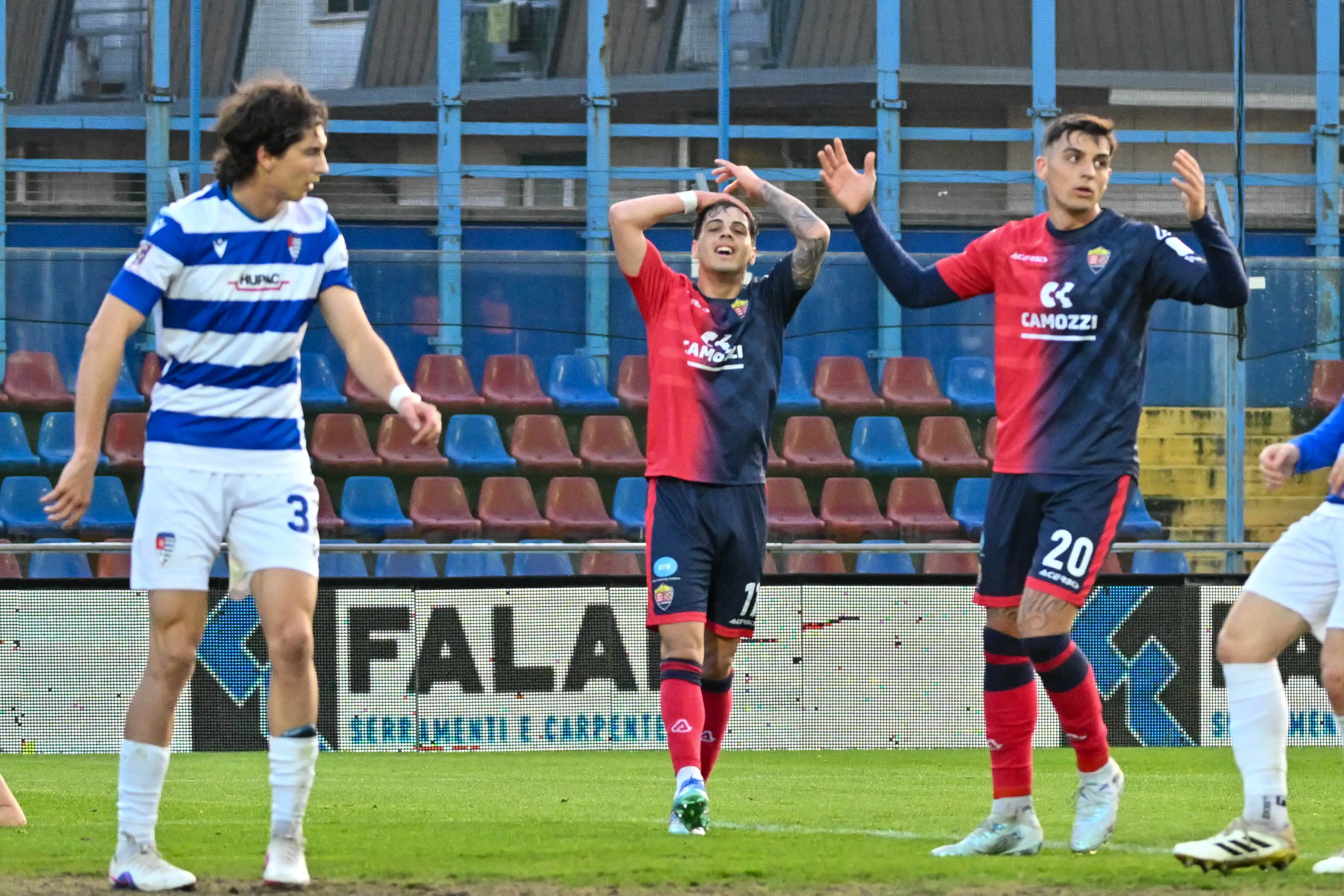 Serie C, gli scatti di Lumezzane-Pro Patria