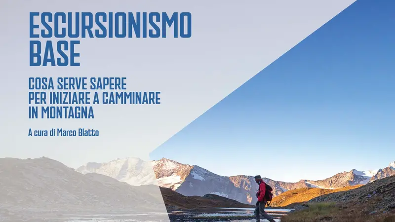 La copertina del libro sull'escursionismo di base