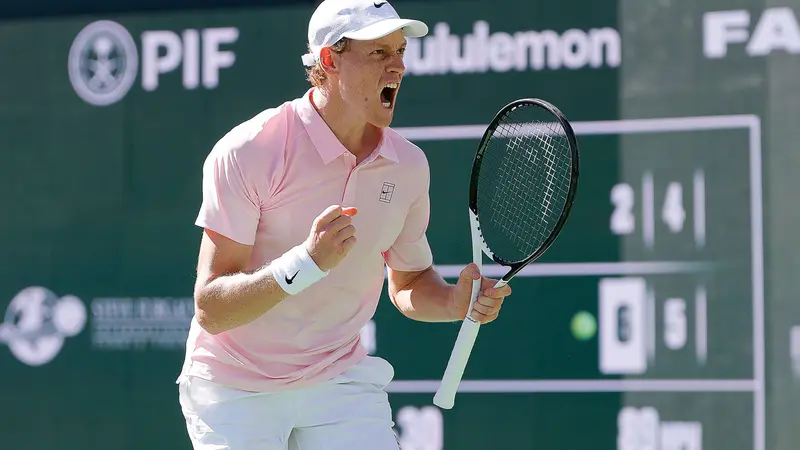 Sinner a Indian Wells - Ansa © www.giornaledibrescia.it