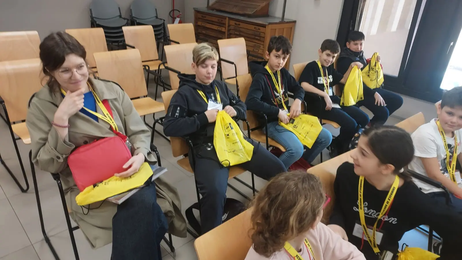 La classe V A della scuola Laini di Desenzano in visita al GdB