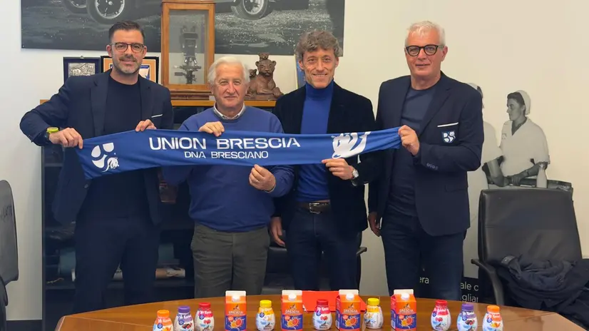 La presentazione della scuola calcio dell'Union Brescia - © www.giornaledibrescia.it