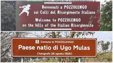 I cartelli all'ingresso del paese - © www.giornaledibrescia.it