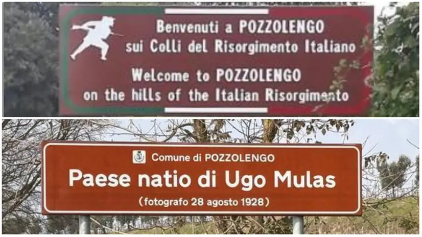 I cartelli all'ingresso del paese - © www.giornaledibrescia.it