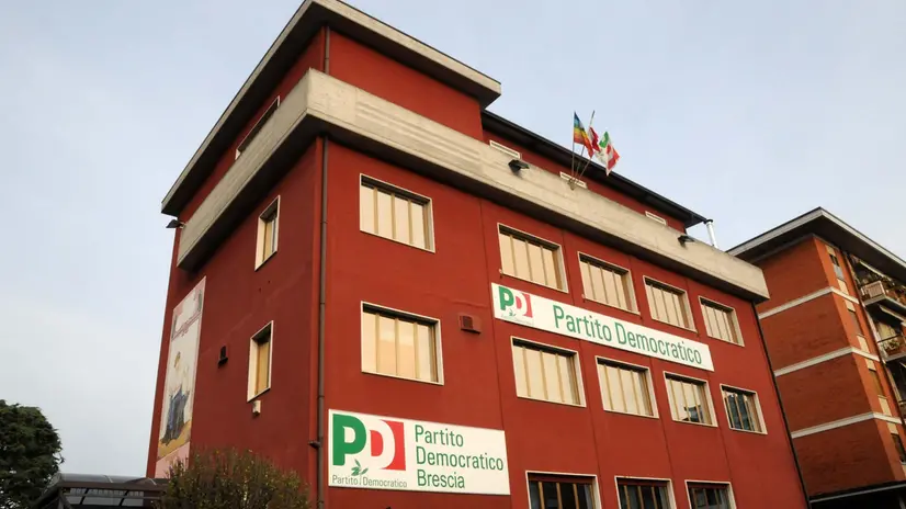La sede del Pd in via Risorgimento in città