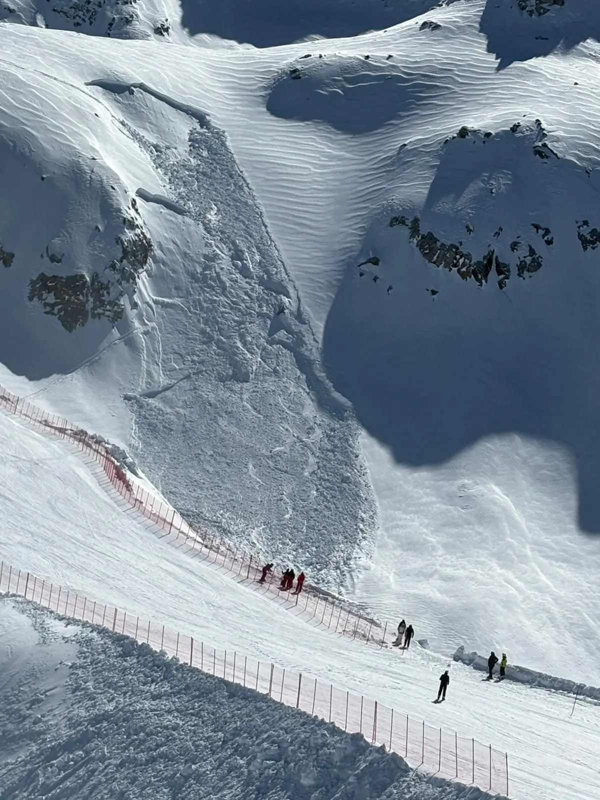 Le immagini dal Presena, versante trentino