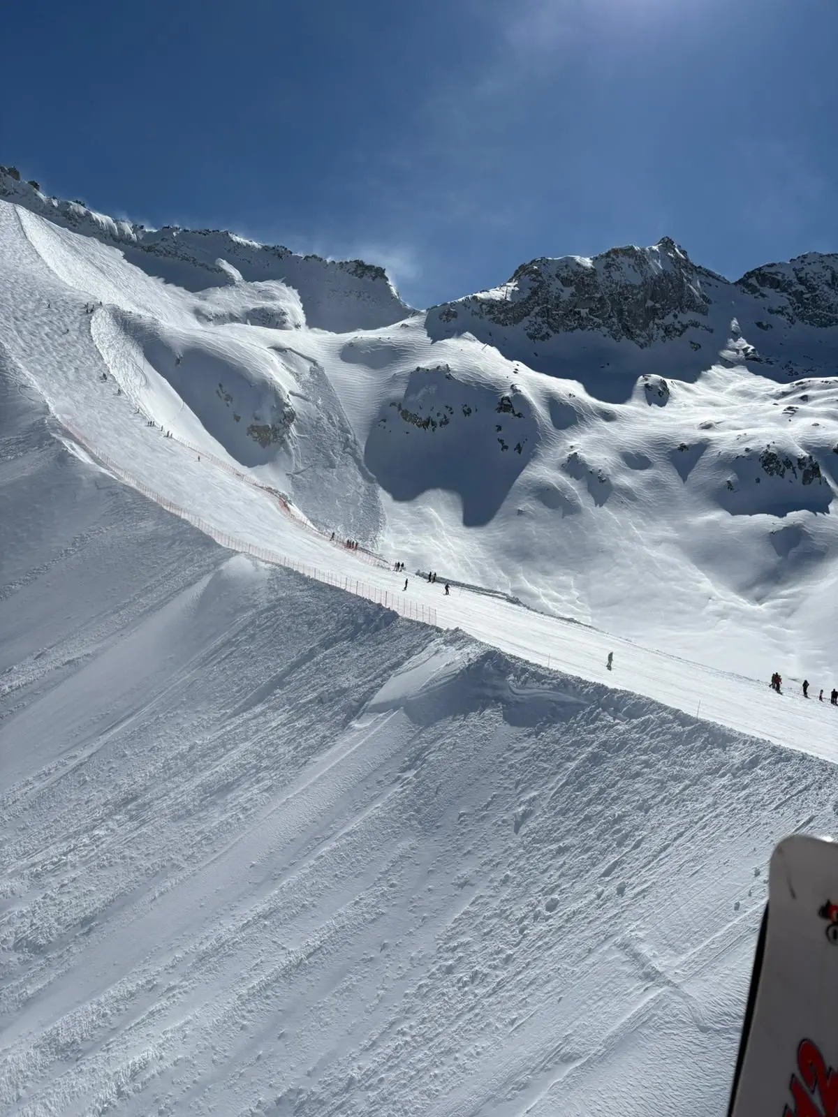Le immagini dal Presena, versante trentino