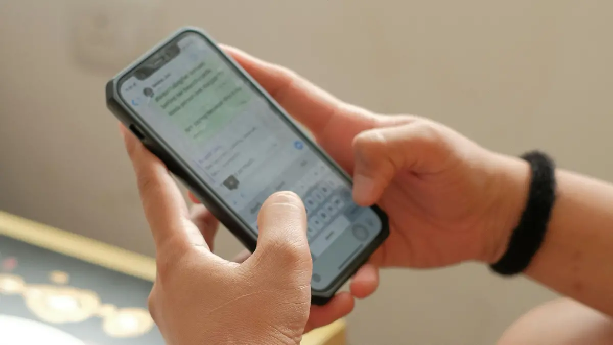 Una conversazione su WhatApp