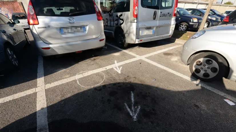 Il parcheggio di via Milano dove si è consumato l'omicidio - © www.giornaledibrescia.it