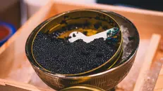 Una vaschetta di caviale