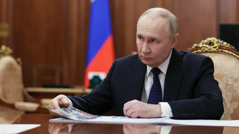 Il presidente russo Vladimir Putin - Foto Epa/Gavriil Grigorov © www.giornaledibrescia.it