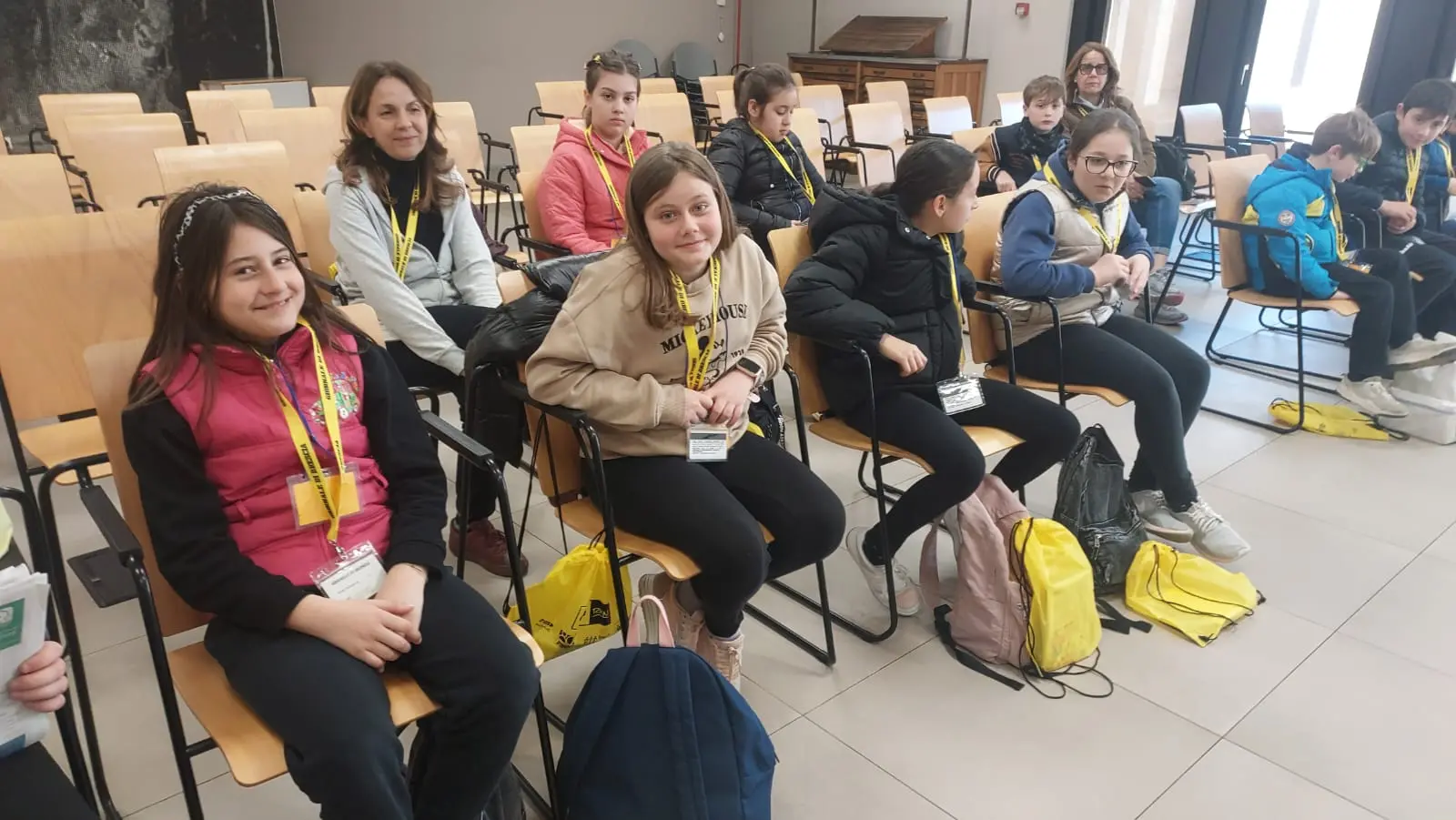 La classe V della scuola primaria di Paitone in visita al GdB