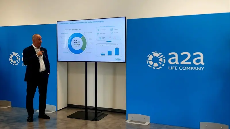 L'amministratore delegato di A2A Renato Mazzoncini - © www.giornaledibrescia.it