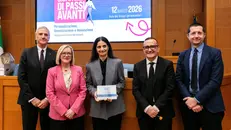 Un momento della premiazione a Roma