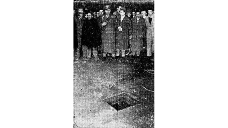 La botola in cui si calarono i fratelli © www.giornaledibrescia.it