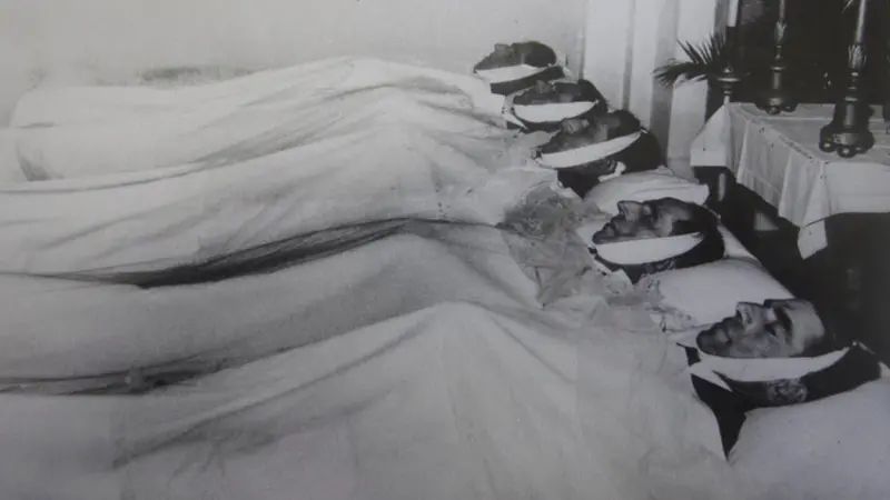 Le salme dei cinque fratelli Sirani © www.giornaledibrescia.it