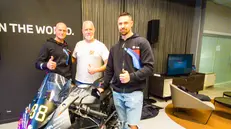 Matteo e Paolo Cristini, tra i due Alberto Bianchi