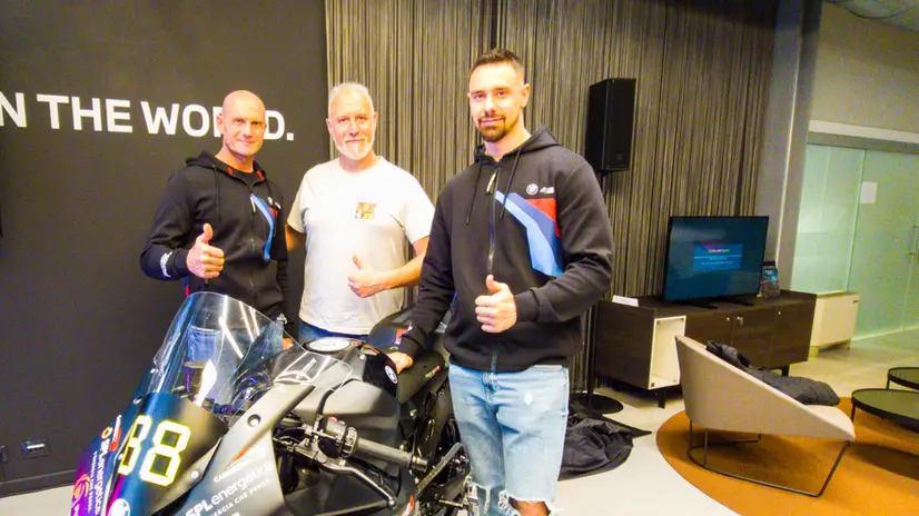 Matteo e Paolo Cristini, tra i due Alberto Bianchi