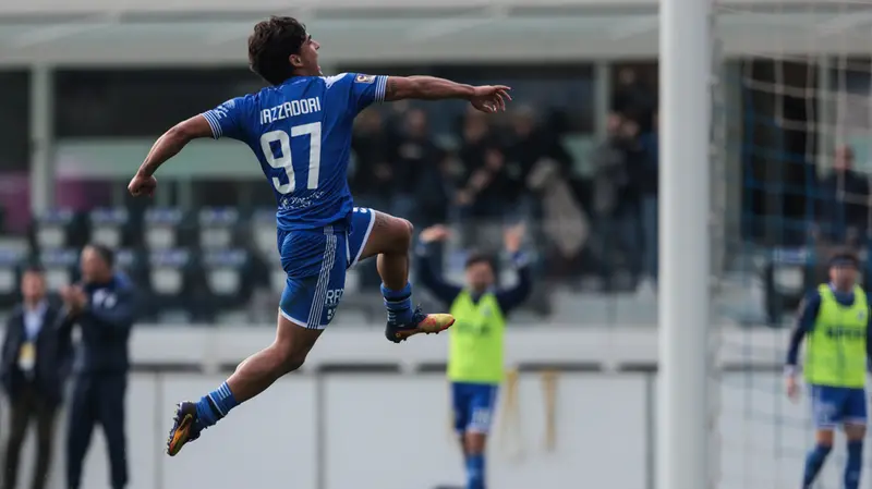 Denis Cazzadori è il sempre presente dell'Union Brescia - Foto New Reporter Comincini © www.giornaledibrescia.it