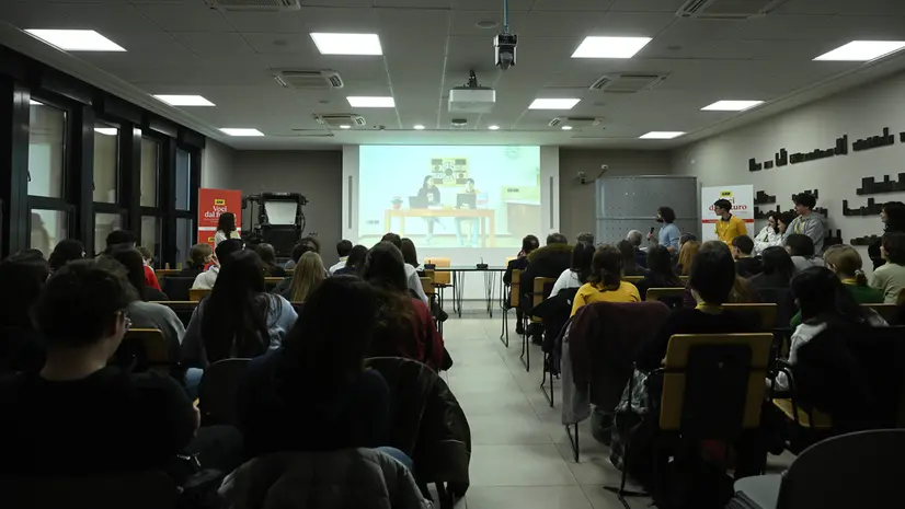 Un momento dell’evento finale in Sala Libretti al GdB - Foto New Reporter Favretto © www.giornaledibrescia.it