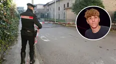 Il luogo dell'omicidio e, nel tondo, Matias Pascual - © www.giornaledibrescia.it