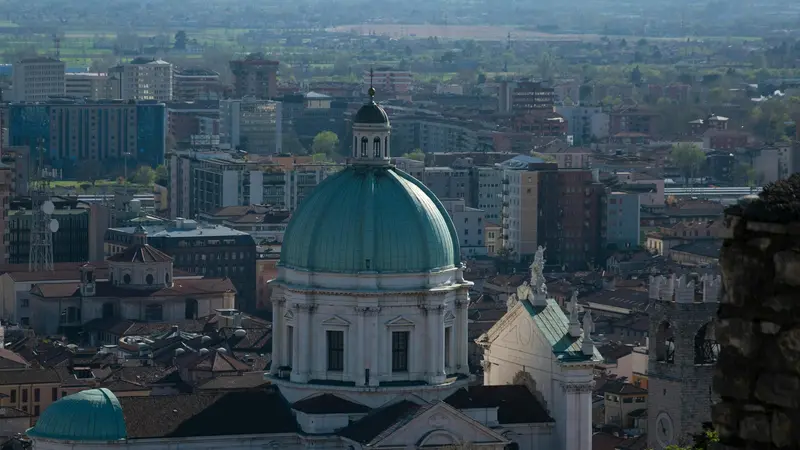 Una veduta di Brescia