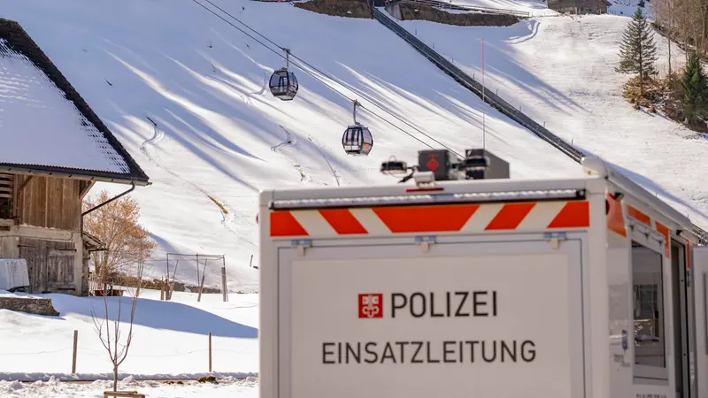 L'ovovia è precipitata a Engelberg - Foto Ansa © www.giornaledibrescia.it