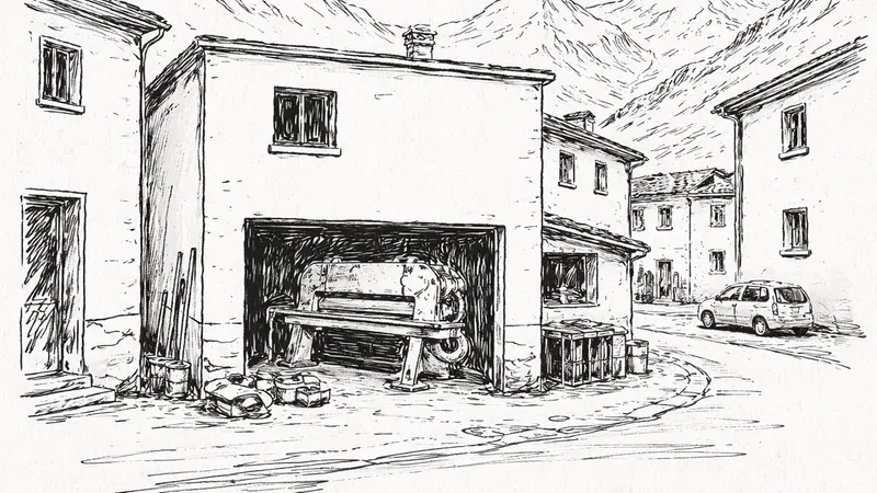 L'officina sotto casa: tipica architettura lumezzanese