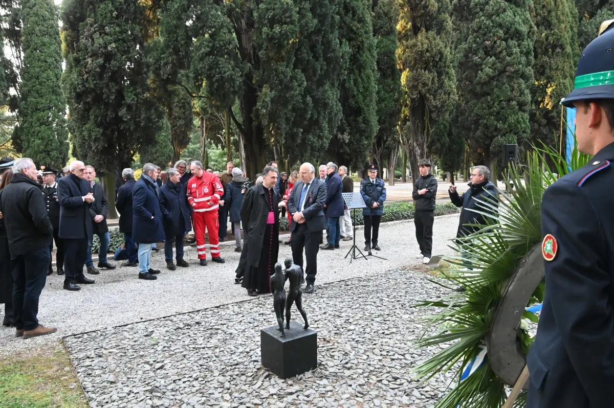 La commemorazione per le vittime del Covid al Vantiniano