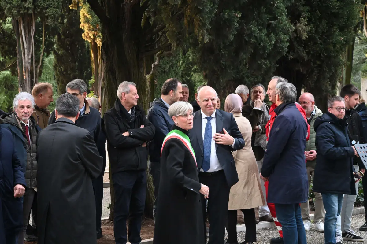 La commemorazione per le vittime del Covid al Vantiniano