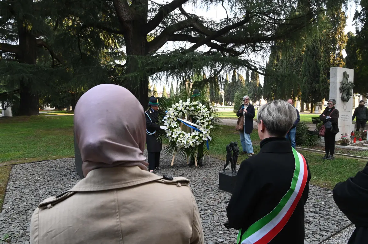 La commemorazione per le vittime del Covid al Vantiniano