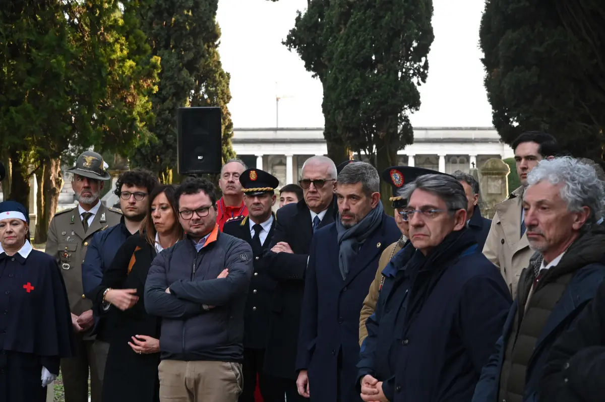 La commemorazione per le vittime del Covid al Vantiniano