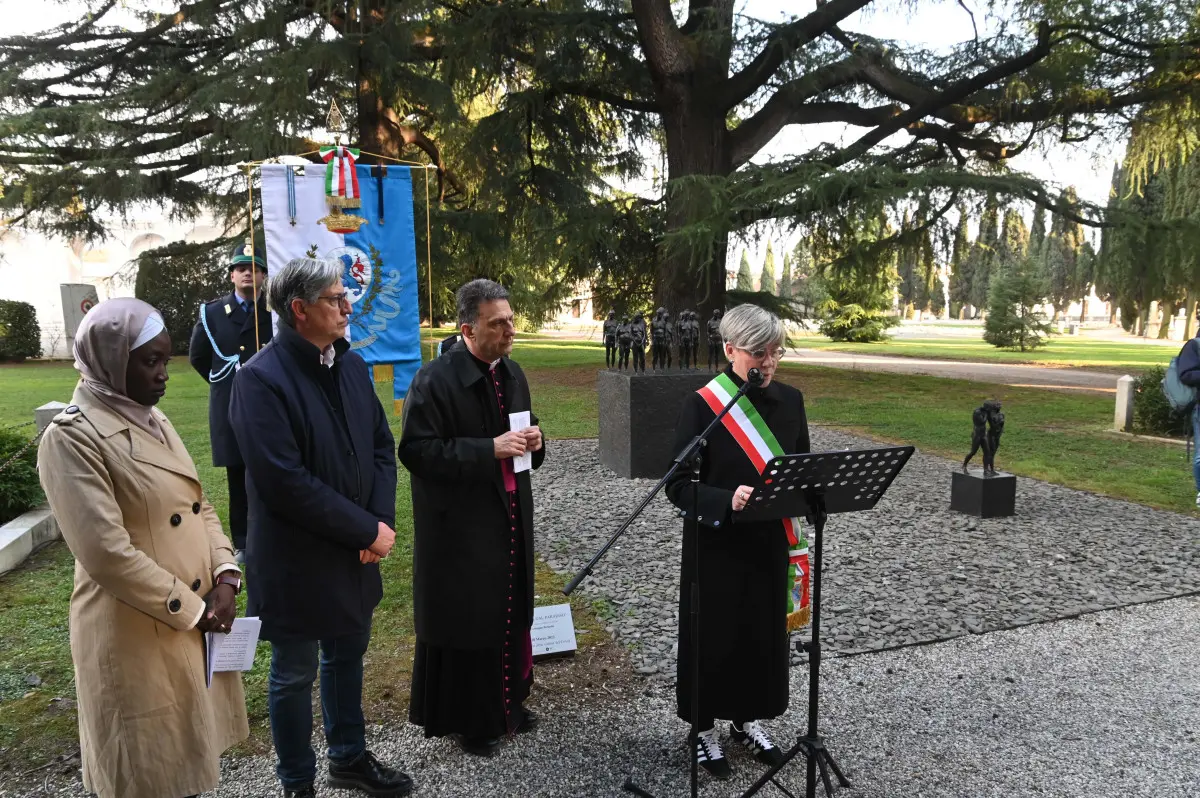 La commemorazione per le vittime del Covid al Vantiniano
