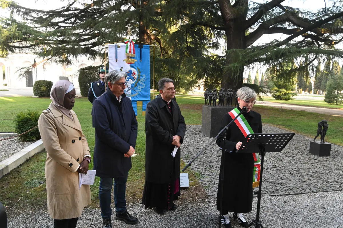 La commemorazione per le vittime del Covid al Vantiniano