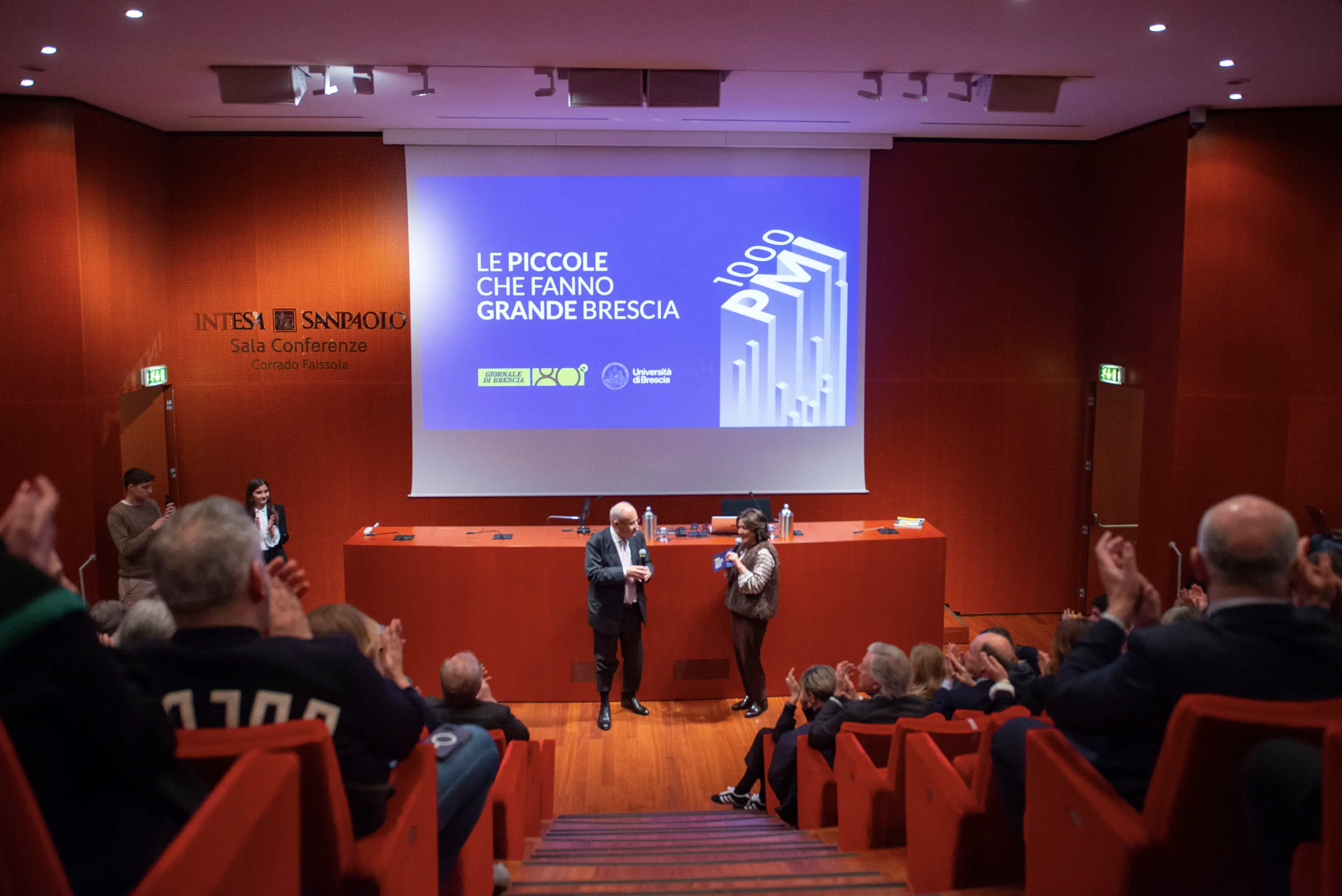 ECONOMIA BRESCIA INTESA SAN PAOLO SALA FAISSOLA 1000 PMI NELLA FOTO PIERPAOLO CAMADINI NUNZIA VALLINI 18-03-2026 PIERPAOLO PAPETTI AGENZIA NEWREPORTER