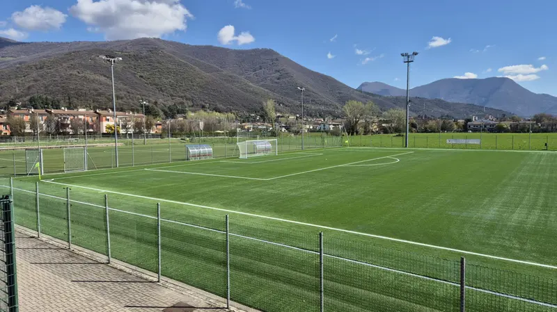 Il nuovo campo del centro Sant'Andrea - © www.giornaledibrescia.it