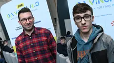 Guido Gallico, professore, e Stefano Gelmini, studente - Foto New Reporter Favretto © www.giornaledibrescia.it