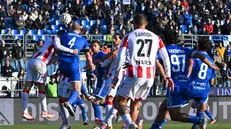 Un momento del match di andata - Foto Newreporter Pasotti © www.giornaledibrescia.it