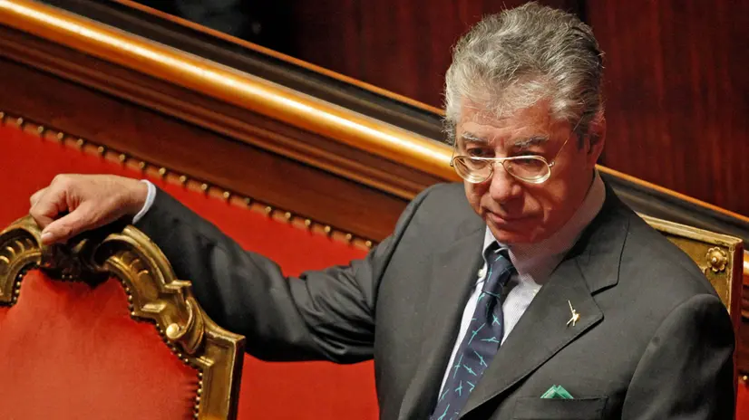 Umberto Bossi ha fondato la Lega Nord - Foto Ansa © www.giornaledibrescia.it