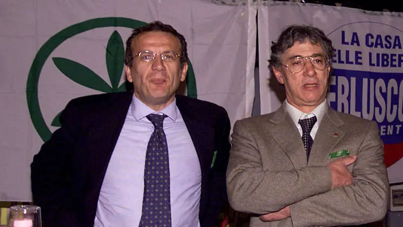 Alessandro Cè e Umberto Bossi